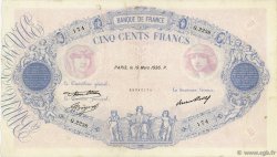 500 Francs BLEU ET ROSE FRANCIA  1936 F.30.37 MBC+