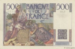 500 Francs CHATEAUBRIAND FRANCE  1945 F.34.03 XF+