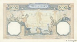 1000 Francs CÉRÈS ET MERCURE type modifié FRANCIA  1937 F.38.05 MBC+
