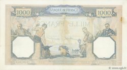 1000 Francs CÉRÈS ET MERCURE type modifié FRANCIA  1937 F.38.06 EBC+