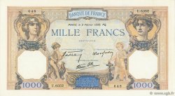 1000 Francs CÉRÈS ET MERCURE type modifié FRANCE  1939 F.38.34 XF+