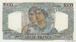 1000 Francs MINERVE ET HERCULE FRANCE  1950 F.41.33 AU