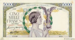 5000 Francs VICTOIRE Impression à plat FRANCIA  1943 F.46.46 EBC