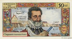 50 Nouveaux Francs HENRI IV FRANKREICH  1959 F.58.02