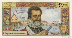 50 Nouveaux Francs HENRI IV FRANKREICH  1959 F.58.03 VZ