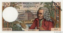 10 Francs VOLTAIRE FRANCE  1963 F.62.01Spn UNC