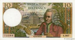 10 Francs VOLTAIRE FRANCIA  1973 F.62.63 SPL+