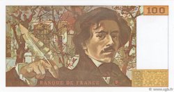 100 Francs DELACROIX imprimé en continu FRANCE  1991 F.69bis.03b2 UNC