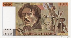 100 Francs DELACROIX imprimé en continu FRANCE  1993 F.69bis.05 pr.NEUF