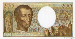 200 Francs MONTESQUIEU FRANCIA  1990 F.70.10a FDC