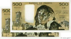 500 Francs PASCAL Consécutifs FRANCIA  1973 F.71.10 AU