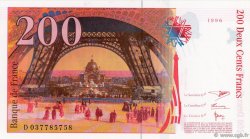 200 Francs EIFFEL FRANKREICH  1996 F.75.03a ST