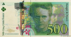 500 Francs PIERRE ET MARIE CURIE FRANCIA  1994 F.76.01 MBC