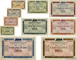 5 Centimes au 100 Francs FRANCE Regionalismus und verschiedenen  1923 JP.135.01s/10s fST+