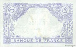 5 Francs BLEU lion inversé FRANKREICH  1916 F.02bis.04 fVZ