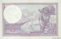 5 Francs FEMME CASQUÉE FRANCE  1921 F.03.05 SUP+