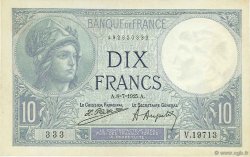 10 Francs MINERVE FRANCIA  1925 F.06.09 EBC