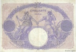 50 Francs BLEU ET ROSE FRANCIA  1911 F.14.24 MBC