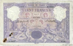 100 Francs BLEU ET ROSE FRANCE  1900 F.21.13 G