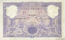 100 Francs BLEU ET ROSE FRANCIA  1902 F.21.16 MB