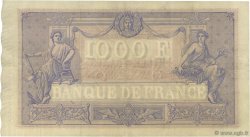 1000 Francs BLEU ET ROSE FRANKREICH  1891 F.36.03 fVZ