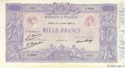 1000 Francs BLEU ET ROSE FRANCIA  1926 F.36.43 BB