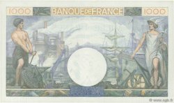 1000 Francs COMMERCE ET INDUSTRIE FRANCIA  1944 F.39.12 EBC a SC