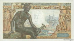 1000 Francs DÉESSE DÉMÉTER FRANCE  1943 F.40.27 UNC-