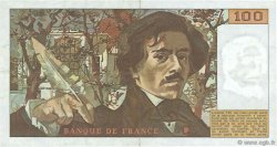 100 Francs DELACROIX FRANCE  1978 F.68.01 VF+