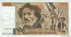 100 Francs DELACROIX modifié FRANCIA  1983 F.69.07 BB