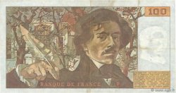 100 Francs DELACROIX modifié FRANKREICH  1987 F.69.11 SS