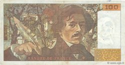100 Francs DELACROIX imprimé en continu FRANKREICH  1990 F.69bis.02e1 S