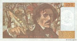 100 Francs DELACROIX imprimé en continu FRANCIA  1991 F.69bis.03a2 MBC