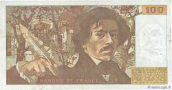 100 Francs DELACROIX imprimé en continu FRANKREICH  1991 F.69bis.03a2 SS