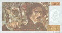 100 Francs DELACROIX imprimé en continu FRANCIA  1991 F.69bis.04a SPL