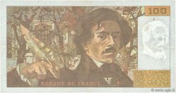 100 Francs DELACROIX imprimé en continu FRANCIA  1991 F.69bis.04c MBC