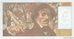 100 Francs DELACROIX imprimé en continu FRANCIA  1993 F.69bis.05 FDC
