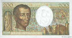 200 Francs MONTESQUIEU FRANCE  1981 F.70.01A1 UNC