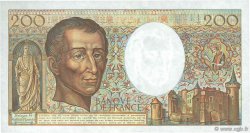 200 Francs MONTESQUIEU FRANCE  1986 F.70.06 pr.NEUF