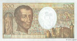 200 Francs MONTESQUIEU alphabet 101 FRANCIA  1992 F.70bis.01 q.SPL
