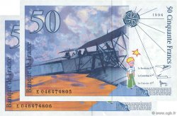 50 Francs SAINT-EXUPÉRY modifié FRANKREICH  1996 F.73.03 ST