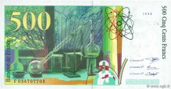 500 Francs PIERRE ET MARIE CURIE FRANCE  1996 F.76.03 AU