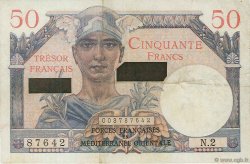 50 Francs SUEZ FRANKREICH  1956 VF.41.01 SS