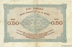 50 Centimes MINES DOMANIALES DE LA SARRE FRANCIA  1920 VF.50.02 BC+
