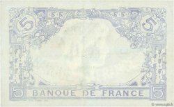 5 Francs BLEU FRANKREICH  1916 F.02.44 fVZ