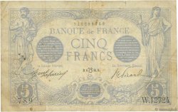 5 Francs BLEU lion inversé FRANCIA  1917 F.02bis.04 RC+