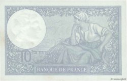 10 Francs MINERVE modifié FRANCIA  1939 F.07.01 AU+
