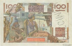 100 Francs JEUNE PAYSAN FRANCIA  1945 F.28.01Sp MBC