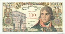 100 NF sur 10000 Francs BONAPARTE FRANCE  1958 F.55.01