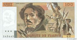 100 Francs DELACROIX FRANCE  1978 F.68.03 AU+